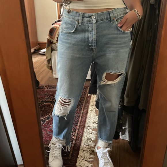 Seven For All Mankind Distressed Jeans - Picture 2 of 6